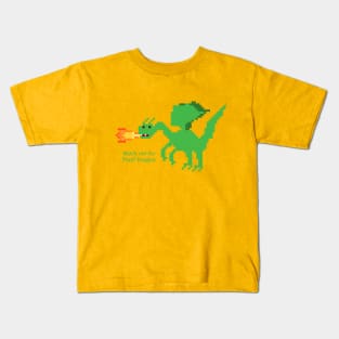 Pixel Dragon gonna get you Kids T-Shirt